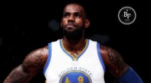 LeBron James Warriors