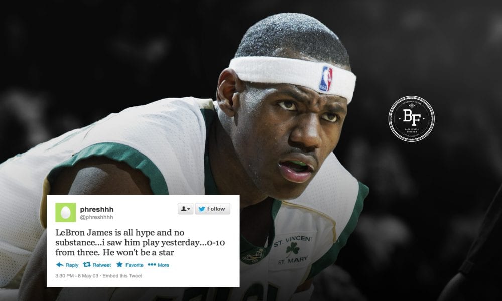 What Internet ‘Geniuses’ Thought Of LeBron James Before He Was Drafted