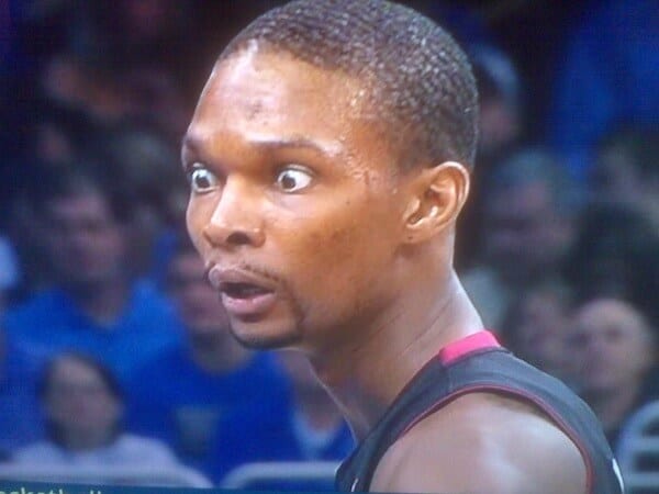 Chris Bosh Surprised 1 Basketball Forever