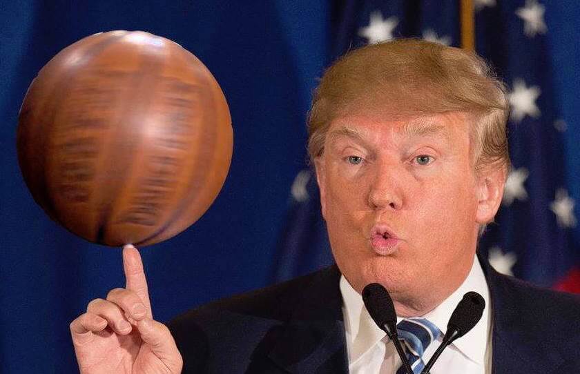 Donald Trump Basketball Forever