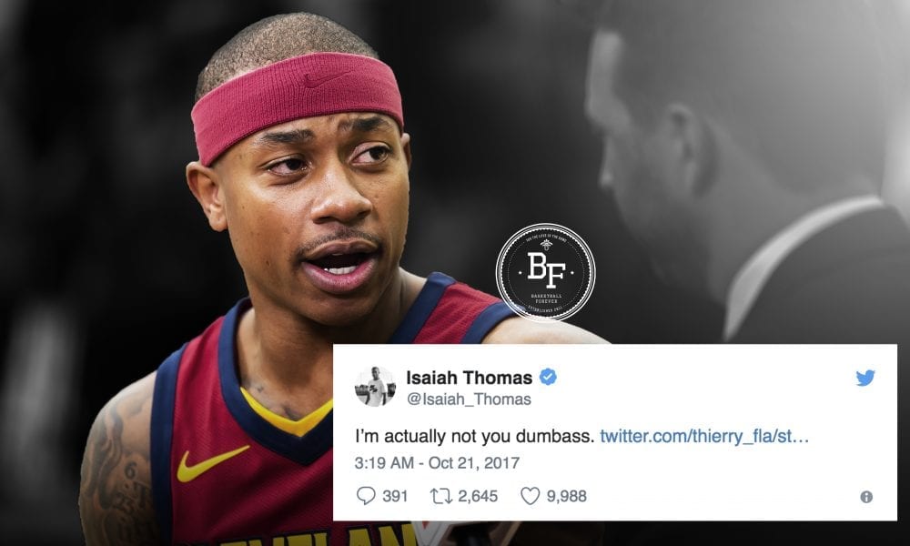 Isaiah Thomas Isn’t Taking Any Crap Whatsoever From His Twitter Haters