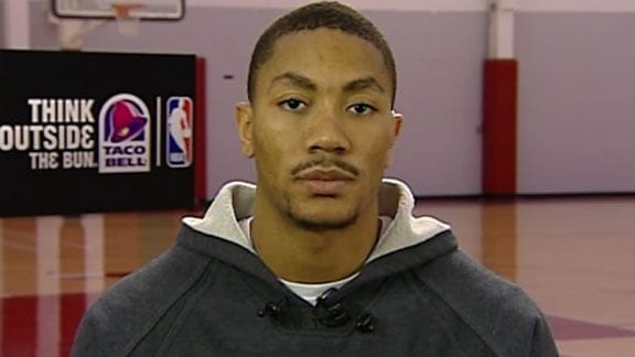 Derrick Rose says he recorded video to recruit LeBron James