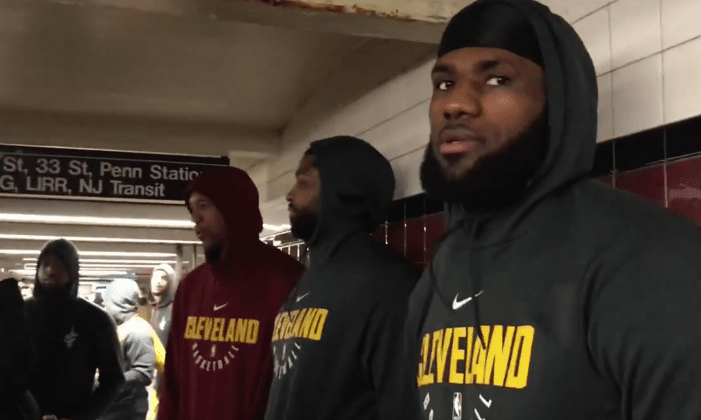 LeBron James Infuriates Commuter As Cleveland Cavaliers Ride New York Subway