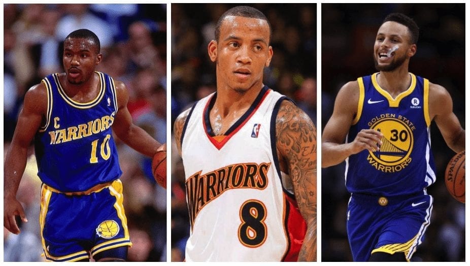 warriors jerseys through the years