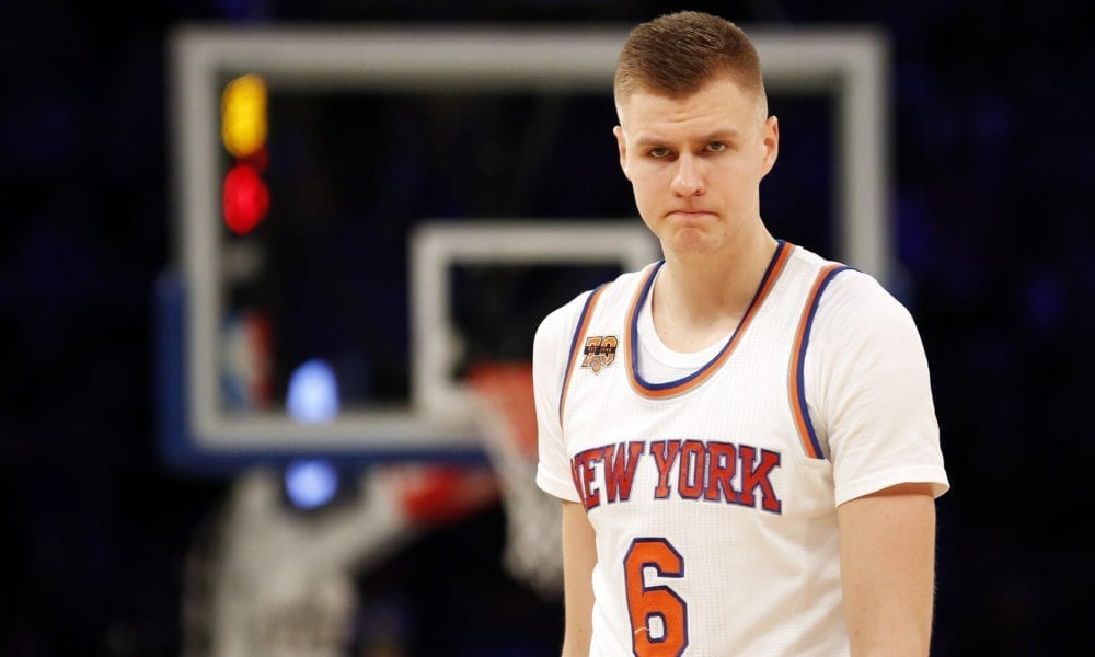 Kristaps Porzingis’ ACL Recovery Does Not Seem To Be Going Well