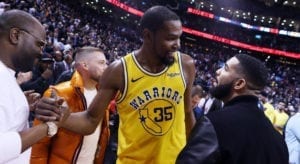 KD Gave Drake His Jersey