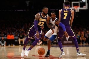 LeBron and JaVale in LA