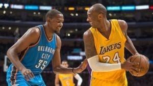 Kevin Durant and Kobe Bryant