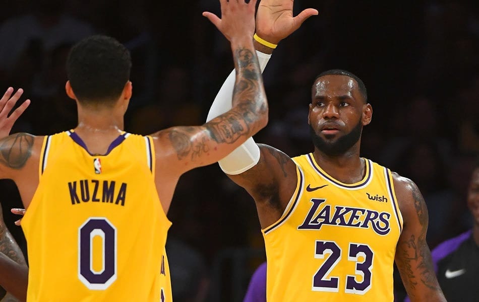 LeBron James Was Becoming Tight With Kyle Kuzma Well Before Joining The Lakers