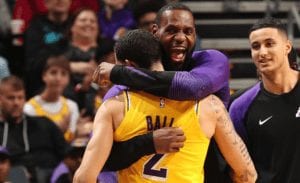 lebron james lonzo ball basketball forever