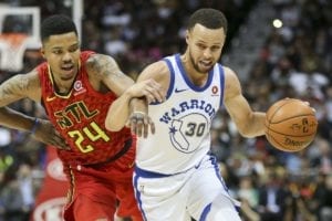 Steph Curry doesn't believe we went to the moon