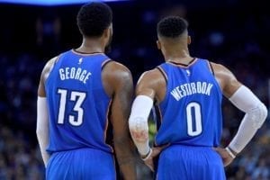 paul george russell westbrook basketball forever