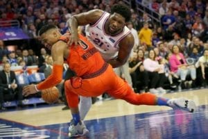 russell westbrook joel embiid basketball forever