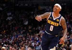 Isaiah Thomas cheering smile