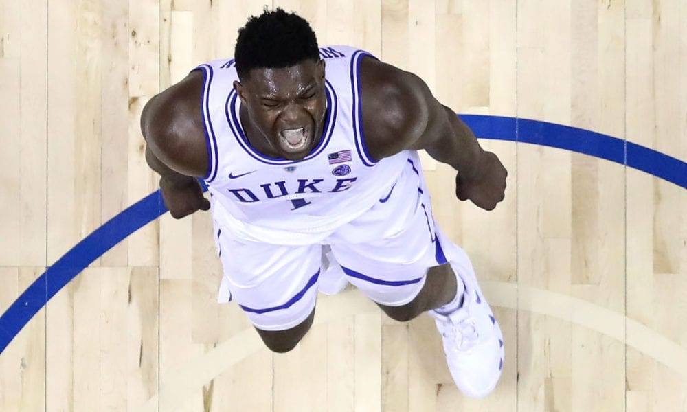 Zion Williamson march madness basketball forever