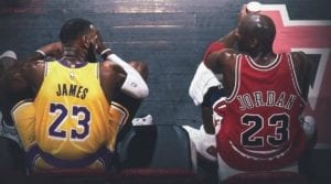 lebron james michael jordan basketball forever