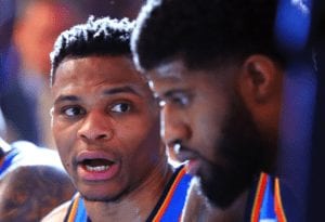 russell westbrook paul george basketball forever
