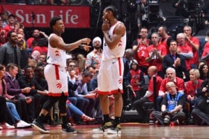 kawhi leonard raptors warriors basketball forever
