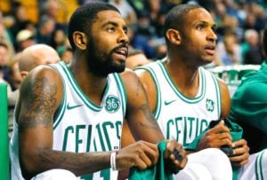 kyrie irving al horford celtics basketball forever