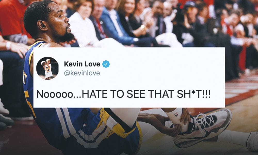 NBA Players React To Kevin Durant’s Devastating Injury
