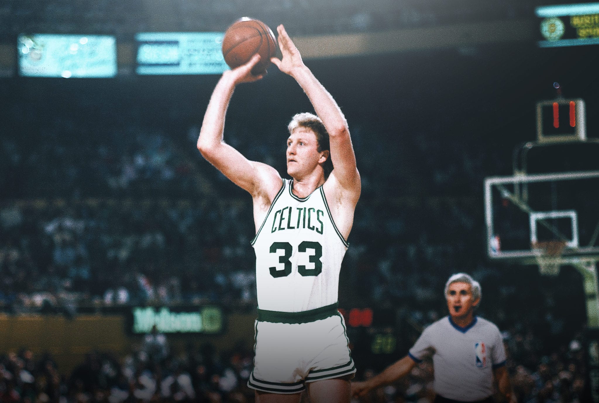 Larry bird hot sale basketball number