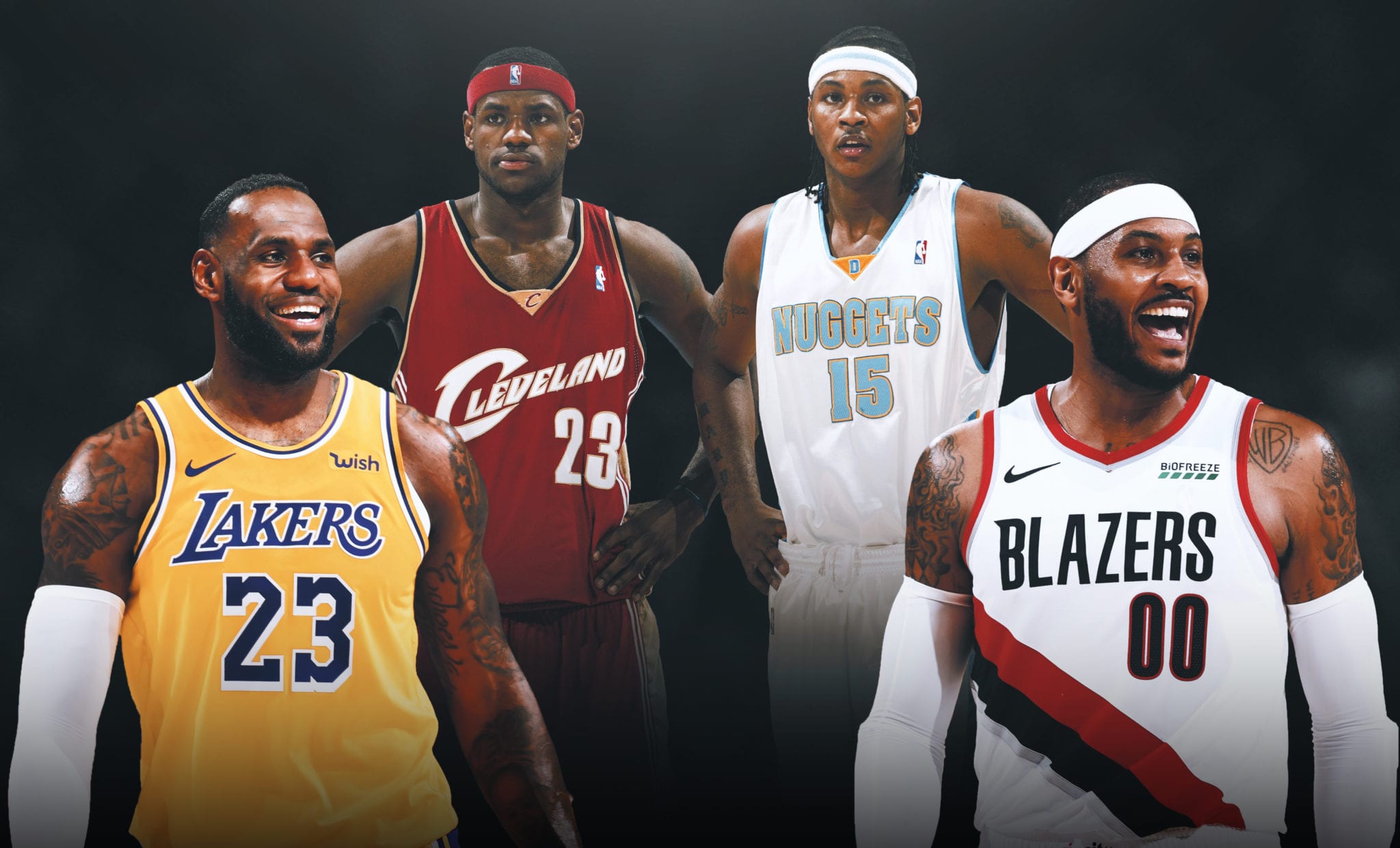 LeBron James and Carmelo Anthony through the years: From the
