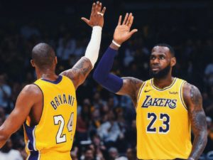 lebron james kobe bryant basketball forever