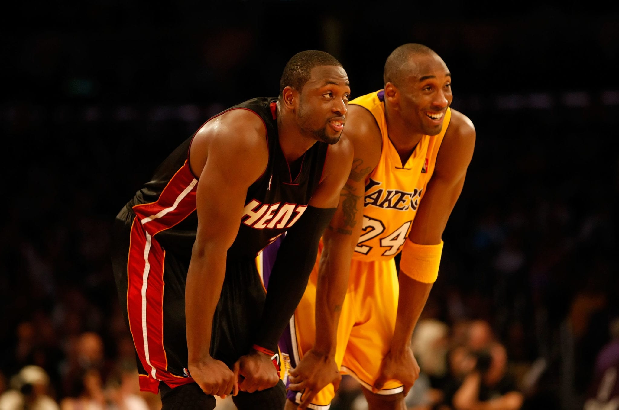 Dwayne Wade and Kobe Bryant