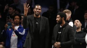 Brooklyn Nets superstars Kevin Durant and Kyrie Irving