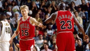 Steve Kerr and Michael Jordan