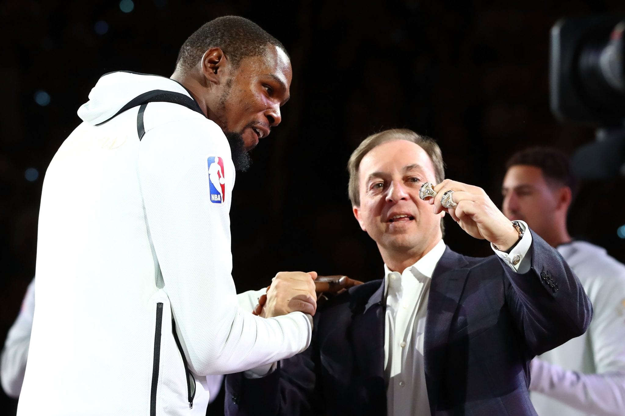 Kevin Durant and Warriors Owner