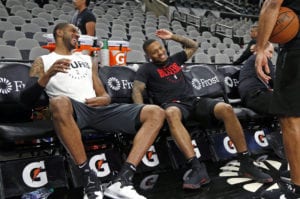 Damian Lillard and LaMarcus Aldridge