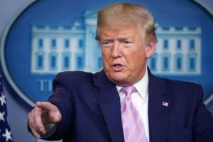 President Donald Trump on NBA Return
