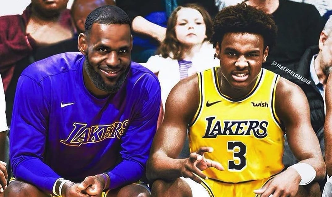 Timeless LeBron James Sets Sights On Playing in NBA with His Son Bronny