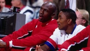MJ and Isiah Thomas