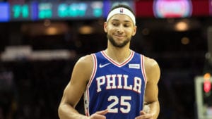 Ben Simmons of the Philadelphia 76ers