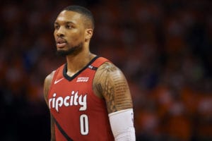 Damian Lillard of the Trail Blazers