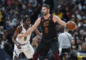 Kevin Love and Jerami Grant