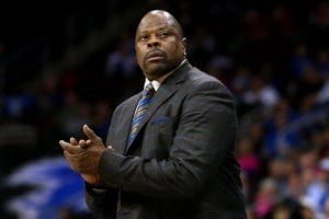 Georgetown coach and former Knick Patrick Ewing
