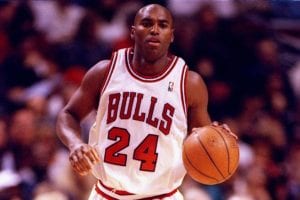 Scott Burrell of the Bulls