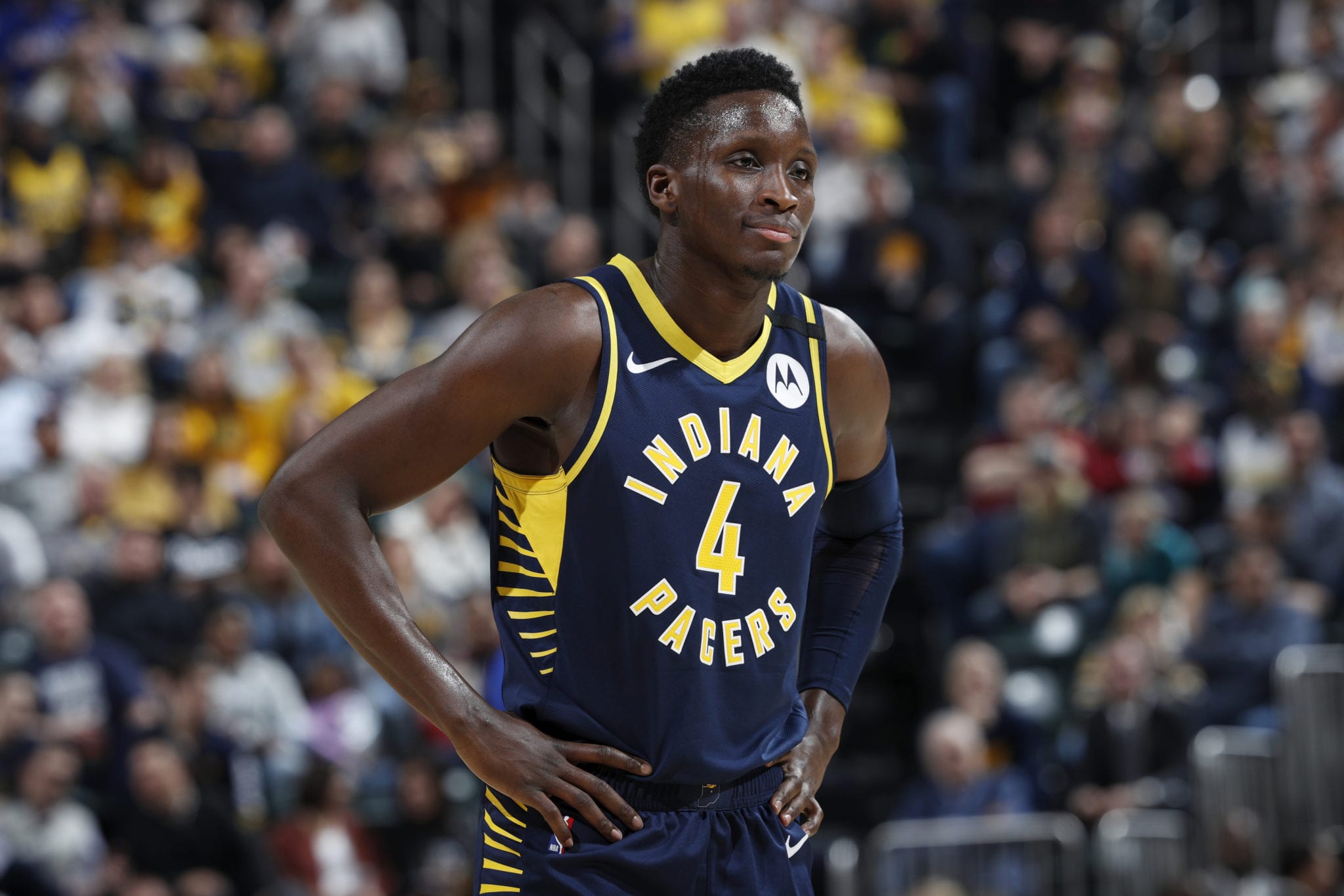 Victor Oladipo Suffers Eye Injury in Loss to Miami