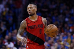 Damian Lillard of the Blazers