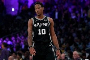 DeMar DeRozan of the Spurs