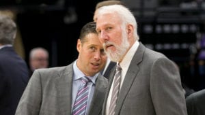 Spurs coach Gregg Popovich