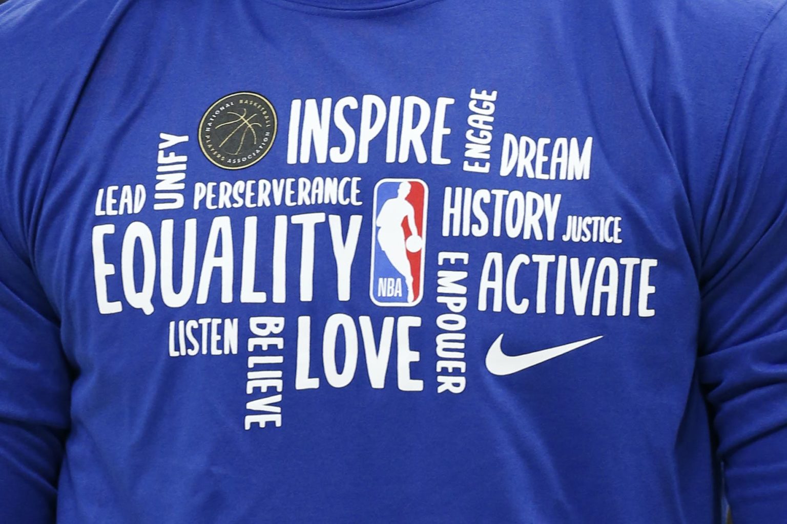 inspire equality nba shirt