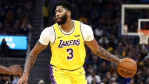 Anthony Davis of the Lakers