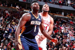 Pelicans rookie Zion Williamson