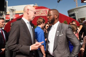 Adam Silver and Chris Paul
