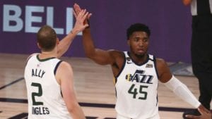 Jazz guard Donovan Mitchell