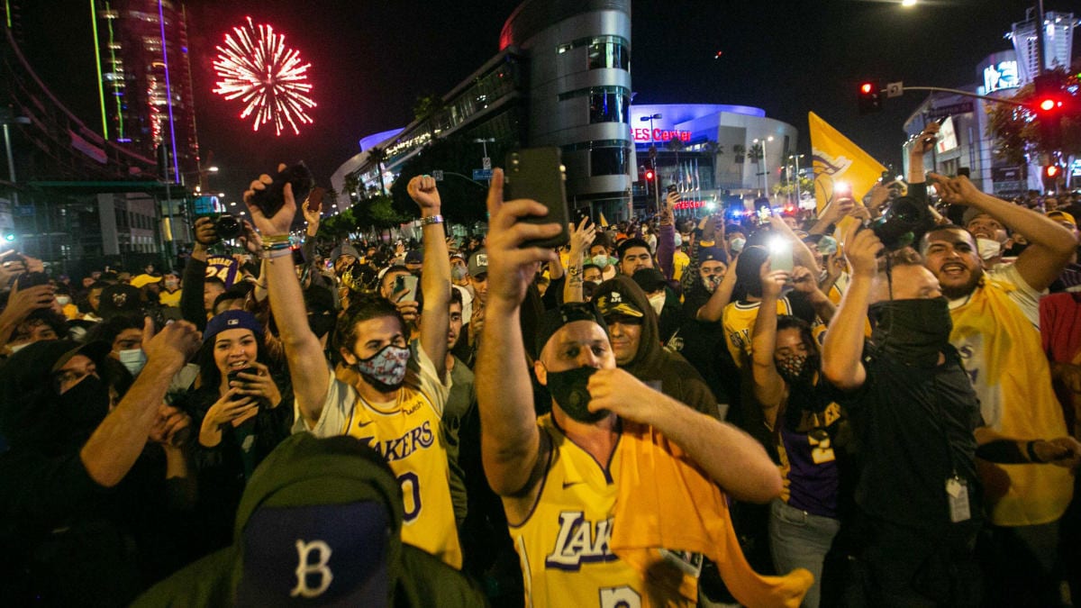 76 Arrested In Raucous LA Lakers Championship Celebrations